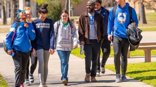 Students on campus